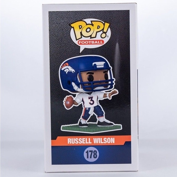 Funko Pop NFL Russell Wilson New Denver Broncos - Picture 3 of 4